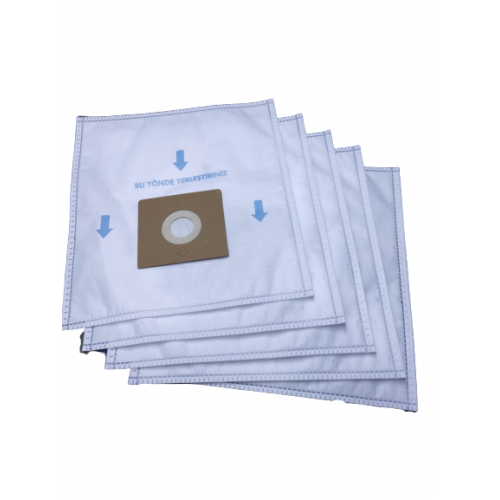 GRUNDİG ELEKTRİKLİ SÜPÜRGE TOZ TORBASI ORJİNAL ( 5 ADET )